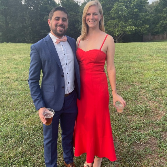 COPY - BHLDN red dress size 4 - Picture 4 of 4